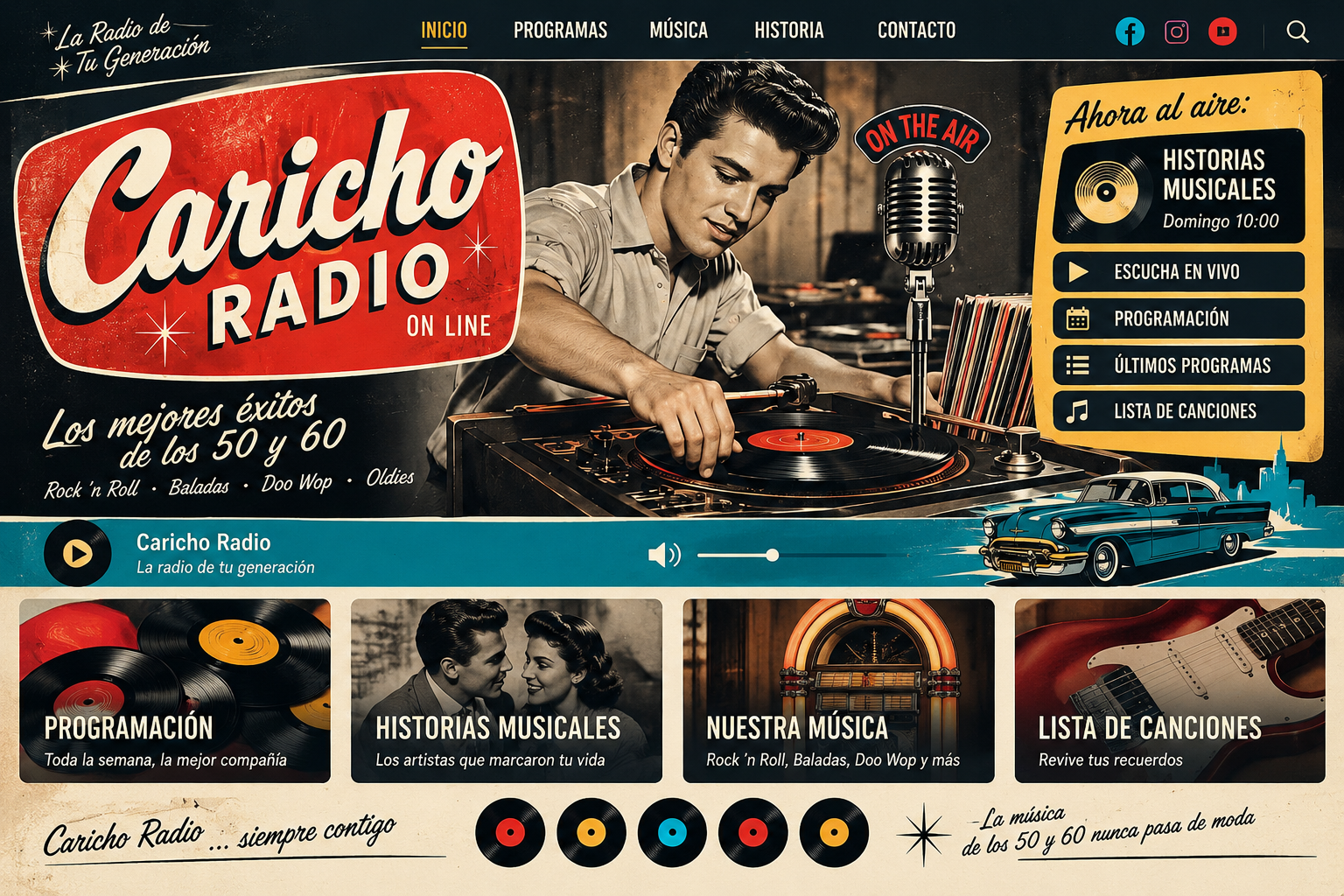 Caricho Radio, la radio de tu generación